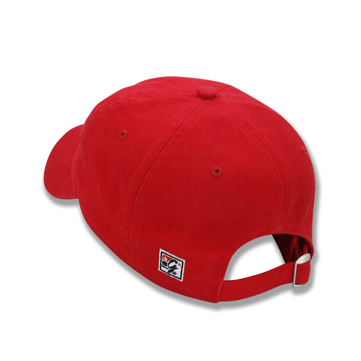 Red Adjustable Twill Hat - Block S